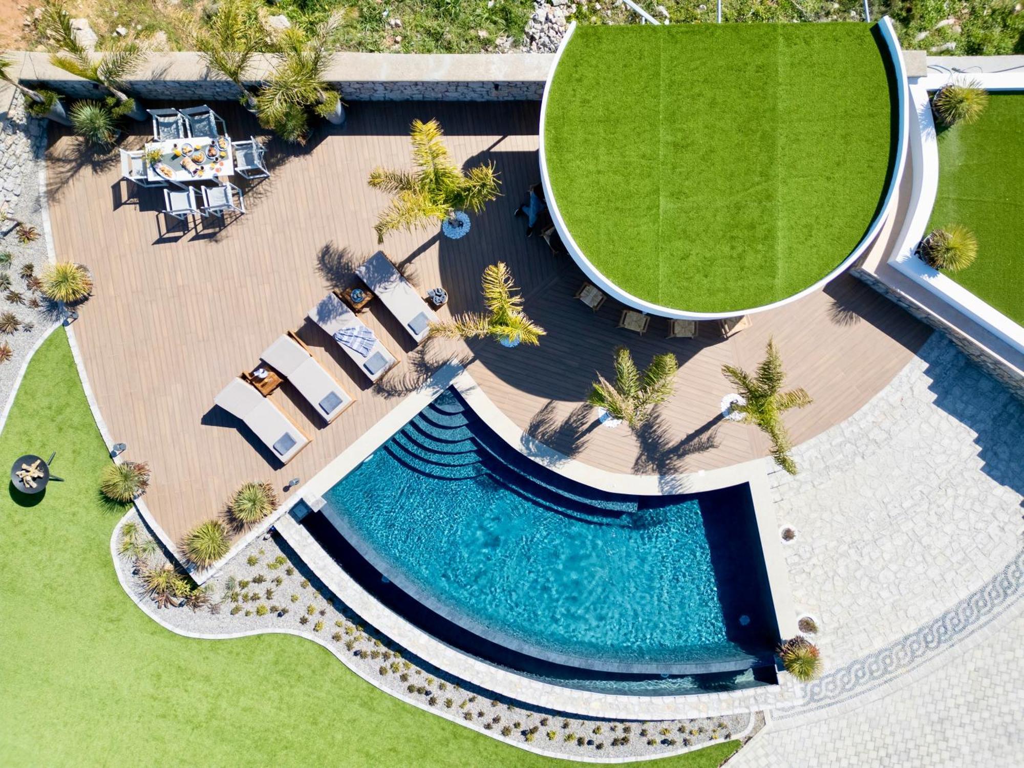 Rhode Luxury Villa Kalithies Exteriér fotografie