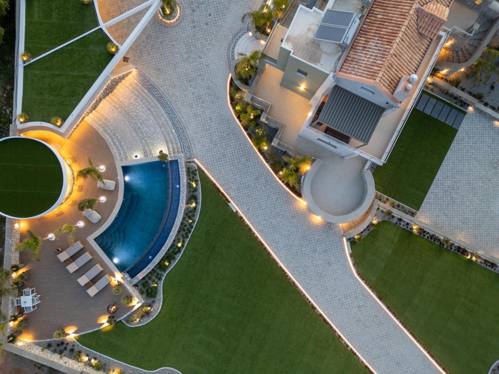Rhode Luxury Villa Kalithies Exteriér fotografie